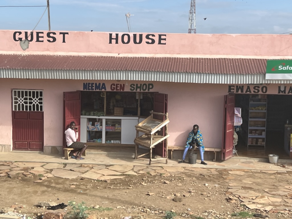 Guest house Kenia langs de weg